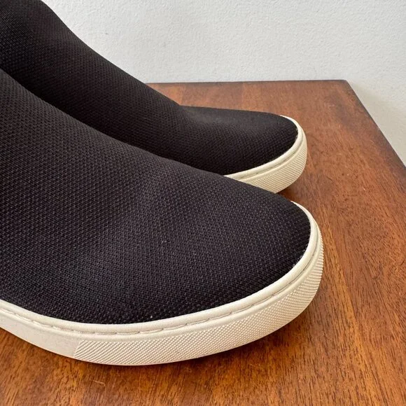 Rothy's The Chelsea Sneaker Boot Black Knit High Ankle - Picture 2 of 14